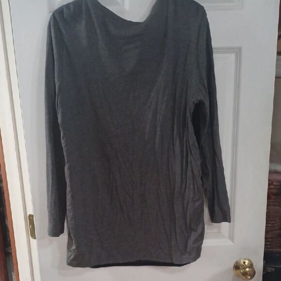 Cato Black Fitted Tunic Long Sleeve Top - Picture 5 of 6